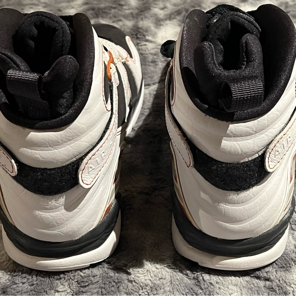 Vintage Nike Air Jordan Retro 8 LS Black Toe 317258-104 Mens Sz 10.5 NEW - Picture 6 of 10